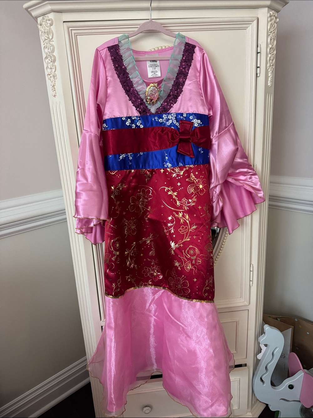 Disneys Mulan princess Dress costume size 7/8